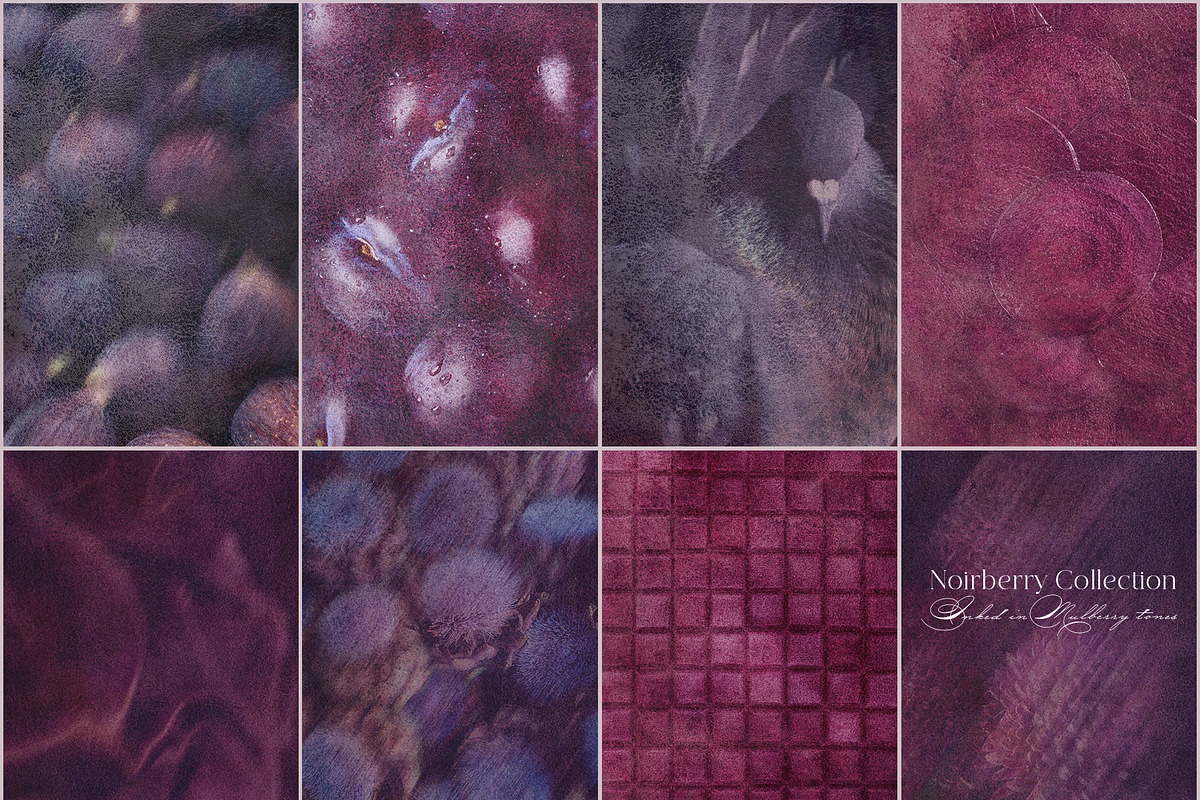 Noirberry · Textured Backgrounds, a Background Graphic by alonahaidash (Photo 3 of 10)