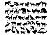 43 Animals Stencil Digital Templates, an Object Graphic by Doodle Cloud Studio (Thumbnail 2 of 2)