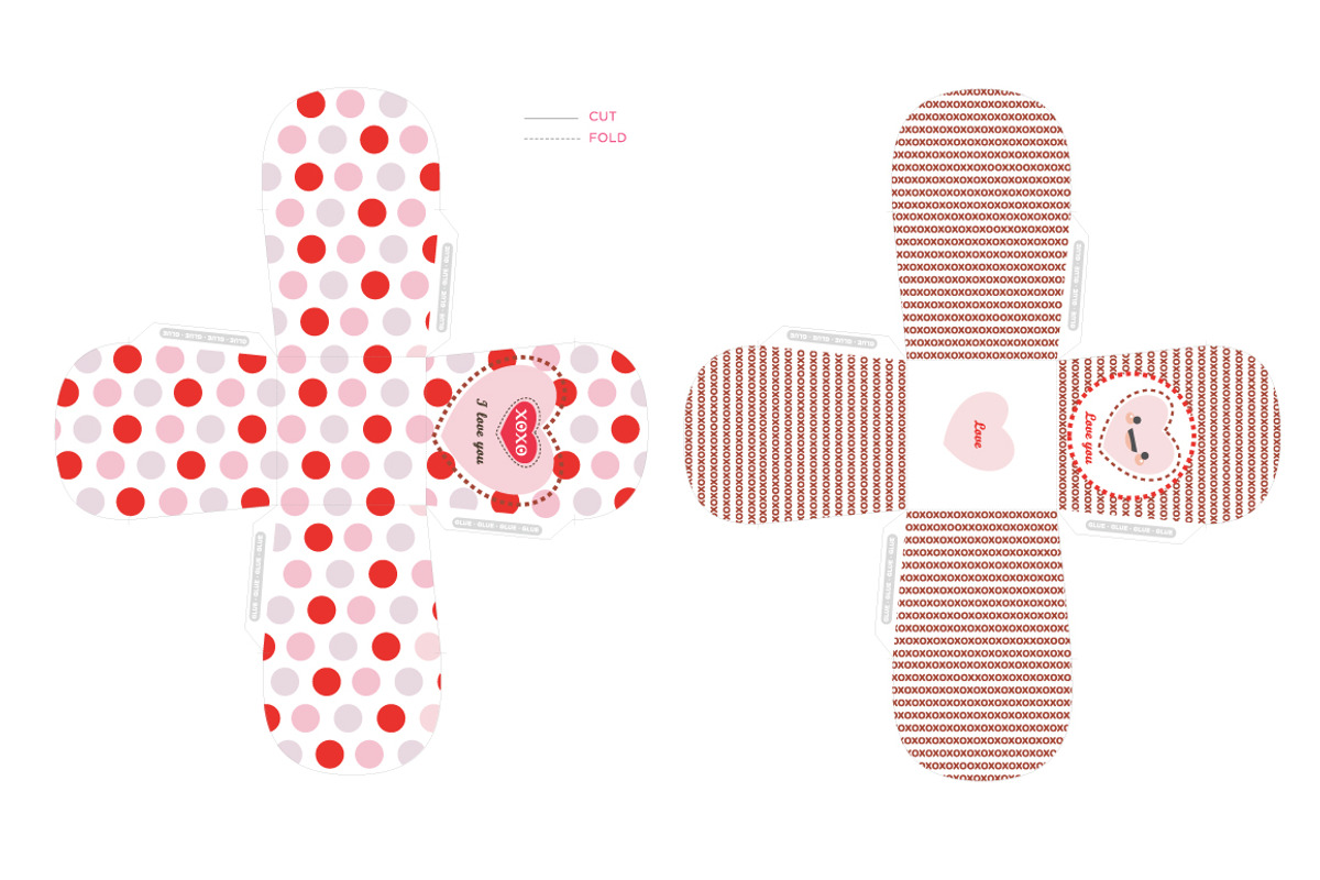 Gift Box Template, a Templates & Theme by Pegaconleche Papercute (Photo 4 of 4)