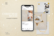 CHRISTMAS MOOD Instagram Templates, a Social Media Template by Olg Store (Thumbnail 1 of 6)