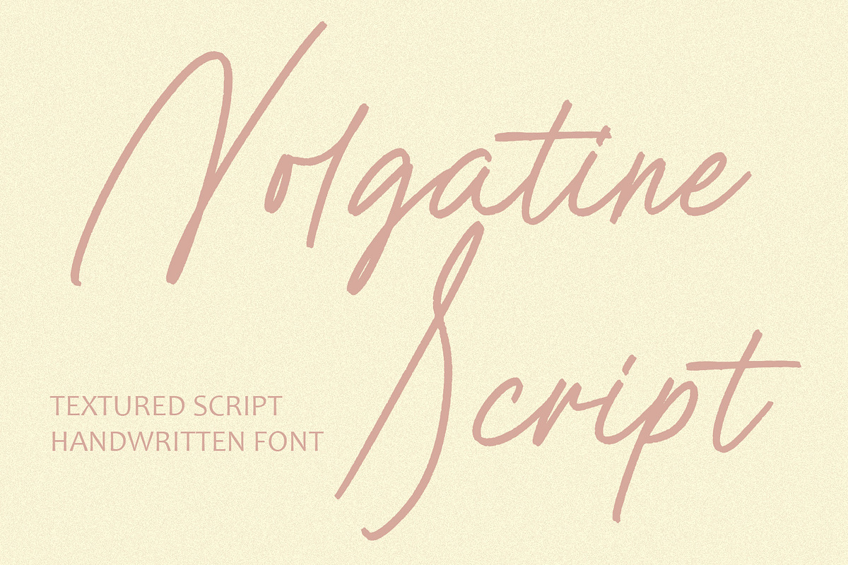Nolgatine Script Font, a Handwritten Font by Arendxstudio (Photo 1 of 9)