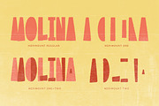 Merimount - Layered Overlay Font, a Sans Serif Font by Rillatype (Thumbnail 4 of 8)