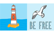Vector sea set, a Graphic by lycka (Thumbnail 3 of 4)