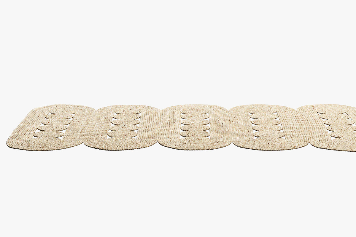 Safavieh Hajri Jute Rug (2 options), a Furniture 3D Model by 3dmitruk (Photo 3 of 23)