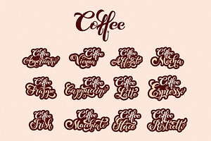 Coffee Menu Set