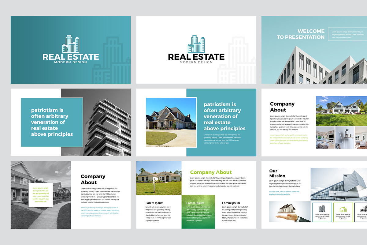 Real Estate PowerPoint Presentation, a Presentation Template by RsmBoutique2021 (Photo 2 of 5)