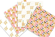 Watercolor with glitter papers, a Pattern Graphic by WoodLFoxy (Thumbnail 3 of 4)