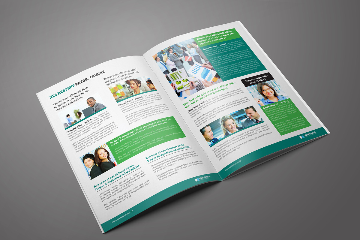 Multipurpose Newsletter Template 01, a Brochure Template by Layout Design