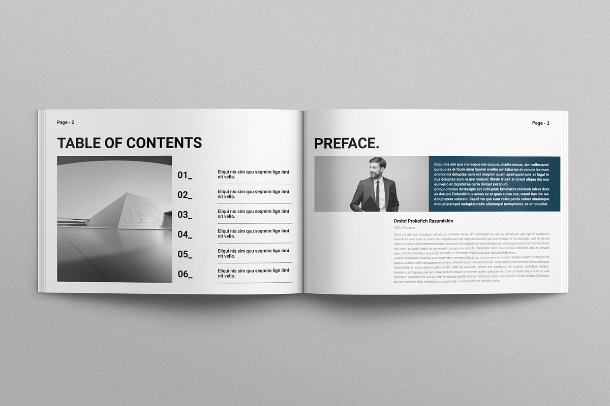 Case Study Booklet Template preview 2