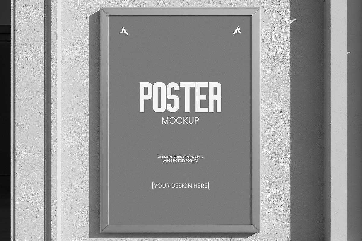 Poster Frame Mockup, an Advertising Mockup by graphypix (Photo 3 of 4)