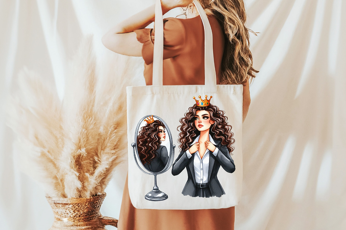 Watercolor Black Boss Lady Clipart, an Illustration by Libby Wishes (Photo 8 of 10)