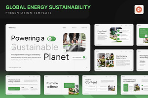 Global Energy Sustainability, a Presentation Template by Annora Studio