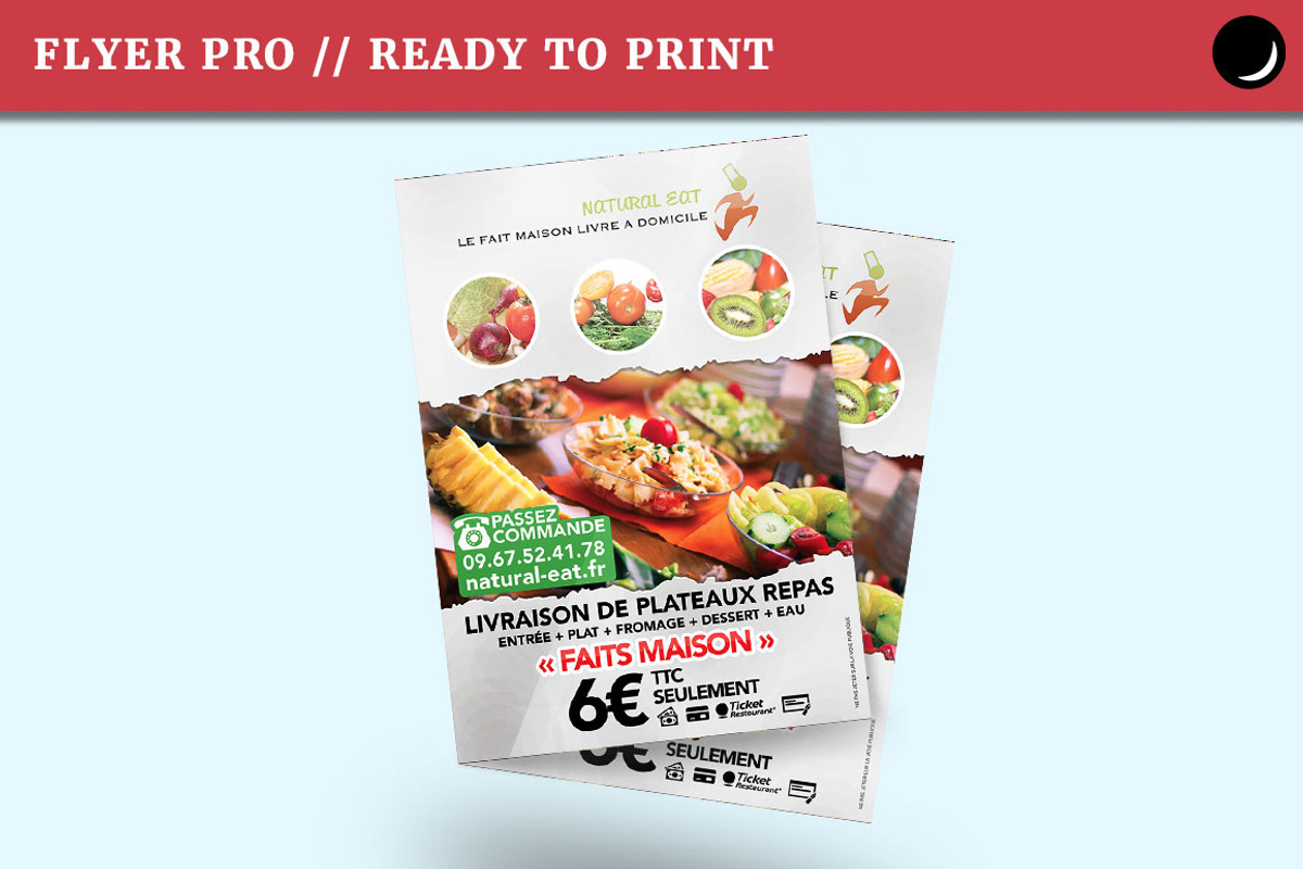 [FLYER] - Bio Food for caterer, a Flyer Template by Studio 19 (Photo 1 of 4)