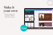 Melanie Slide Deck Canva Templates, a Templates & Theme by The Canva Template Shop (Thumbnail 2 of 6)