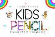 Kids Reading - School Teacher Font, a Handwritten Font by KiddoGlyphs Studio (Thumbnail 2 of 3)
