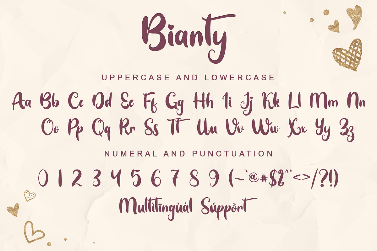 Bianty, a Script Font by esamaradany (Photo 5 of 6)