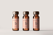 Amber Glass Vial Bottle Mockups, a Cups & Container Mockup by pmvch (Thumbnail 16 of 20)