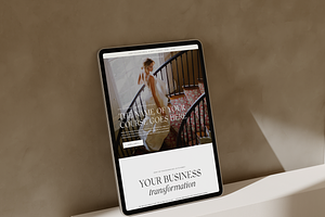 Sales Page Template For Showit