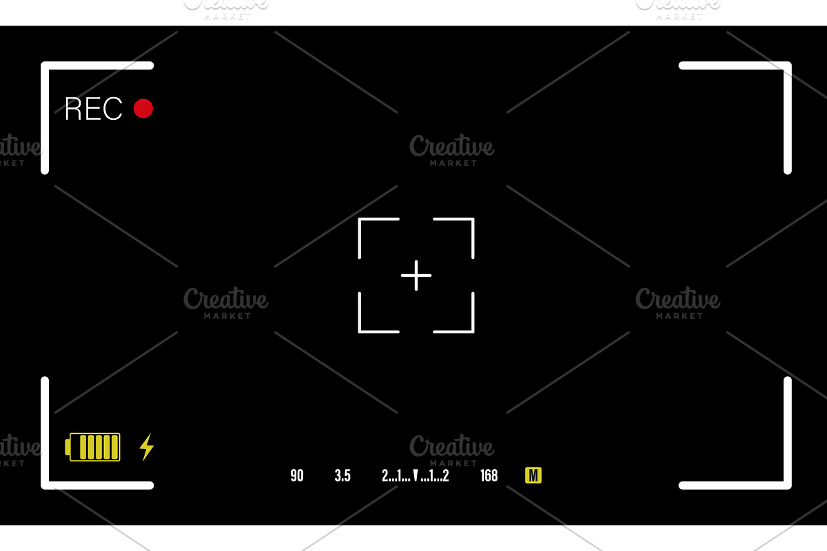 Interface viewfinder, an Object Illustration by Vector Creator