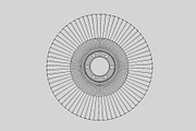 Flap disc 3d model, an Object 3D Model by fahad121 (Thumbnail 4 of 6)