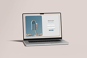Macbook Mockup Set | 25 PSD files, a Mac Mockup by rahmatmoscae (Thumbnail 4 of 26)