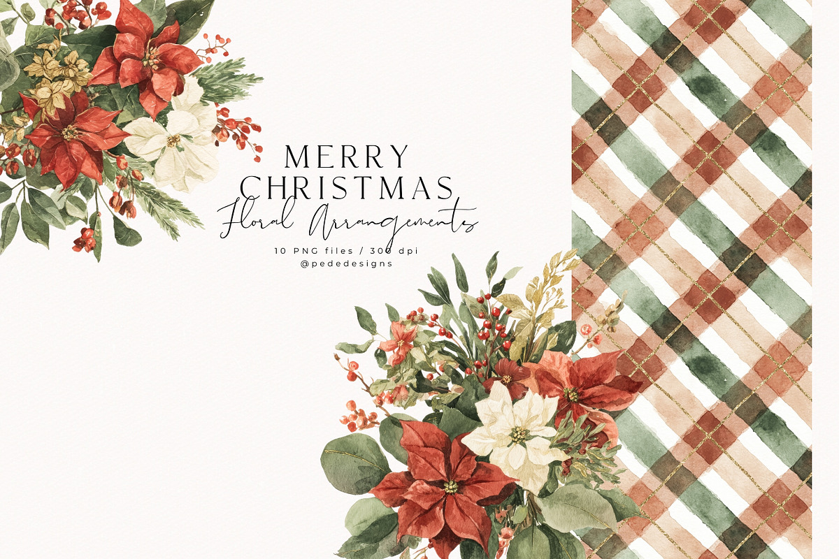 Merry Christmas Collection, a Seasonal Illustration by PeDe Designs (Photo 21 of 31)