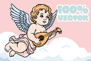 Baby Angel Illustration Set, an Illustration by Tekuni (Thumbnail 3 of 13)