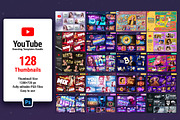 YouTube Branding Templates Bundle, a Social Media Template by Andrew Skoch Design (Thumbnail 2 of 11)