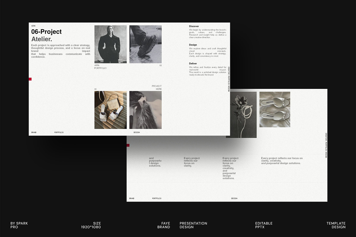 AIRA | Portfolio Design, a Presentation Template by SparkPro (Photo 4 of 11)