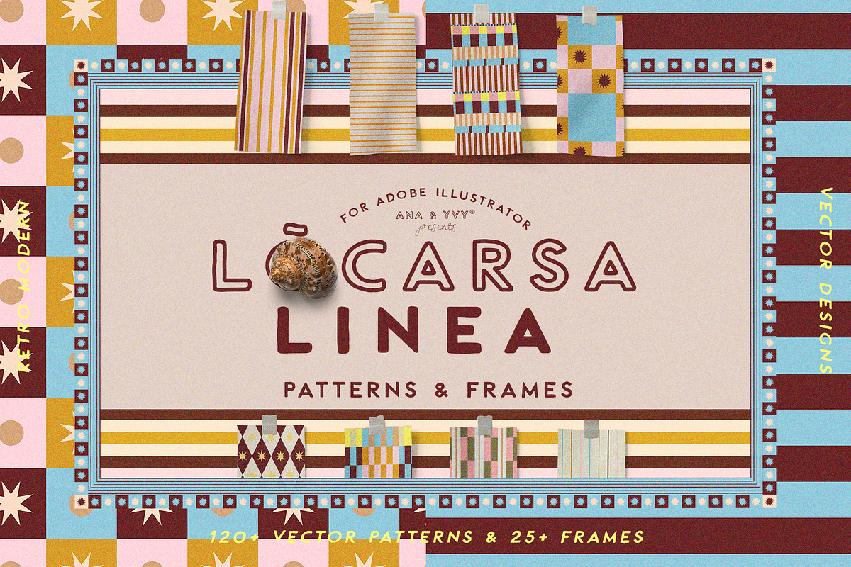 LOCARSA LINEA | Pattern & Brushes, a Pattern Graphic by ana & yvy (Photo 18 of 18)