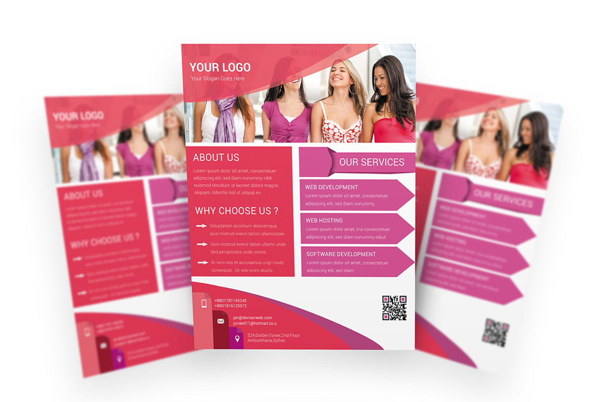 Corporate Flyer Template, a Flyer Template by DeviserWeb (Photo 4 of 4)