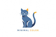 Minimal Color Cat, a Branding & Logo Template by Logocreative (Thumbnail 1 of 2)