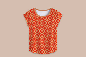 Orange Retro Pattern