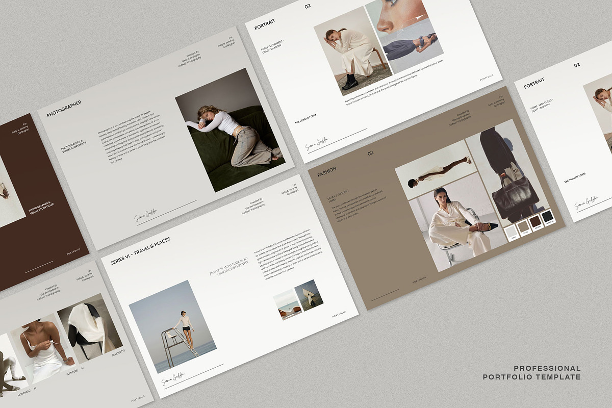 A4 CANVA | Portfolio Template, a Brochure Template by Graphpexel (Photo 8 of 8)