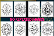 Mandala Flower Coloring Book Page, a Healthcare Illustration by Design Station (Thumbnail 2 of 5)