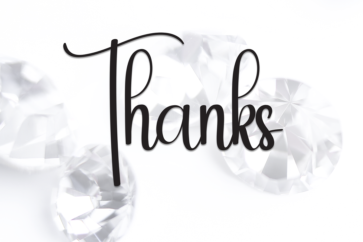 Diamond | Script Font, a Handwritten Font by Scratchones (Photo 9 of 9)