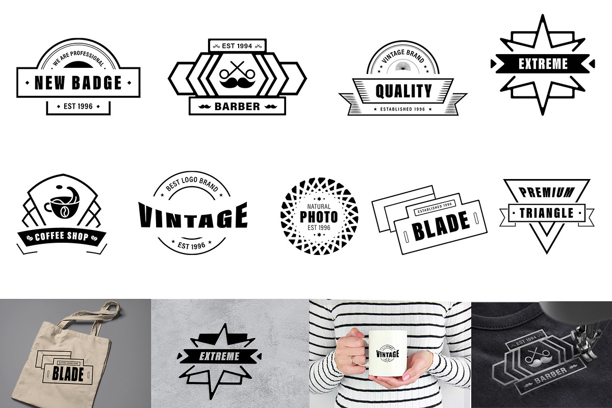 Badges Layout Template Logo