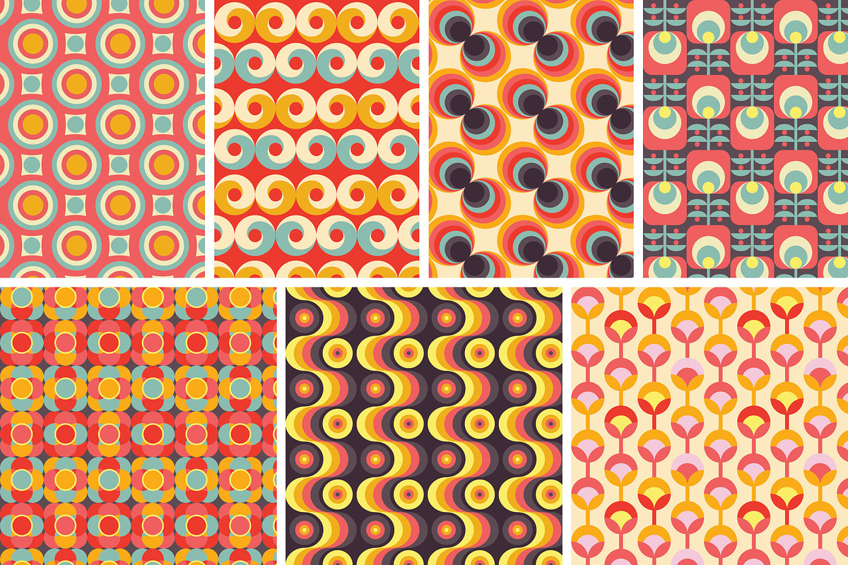 1970s Collage Art Pack, a Background Graphic by Pulpixel Design (Photo 6 of 12)