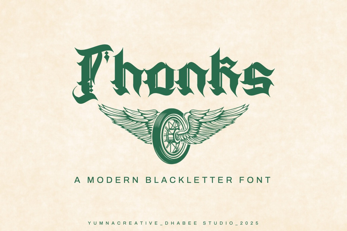 Asterixot - Modern Blackletter Font, a Blackletter Font by Dhabee (Photo 5 of 17)