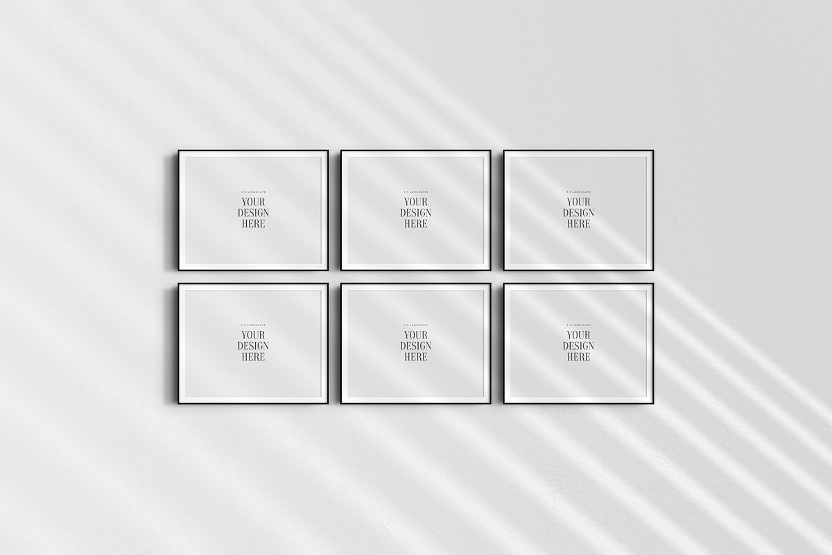 5:4 Frame Mockup BUNDLE 4:5 L, a Product Mockup by DESIGN BY nube (Photo 8 of 15)