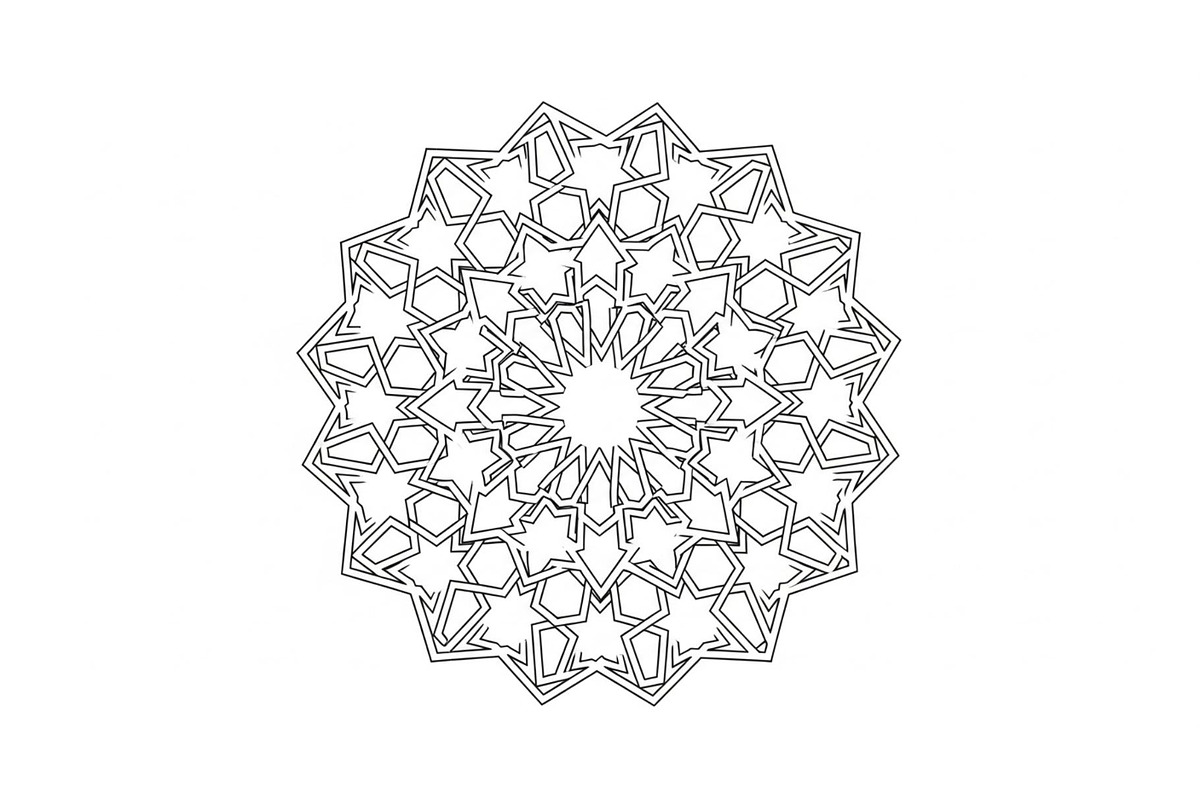Islamic Mandala Geometric Bundle, an Illustration by Gaye Art (Photo 15 of 51)