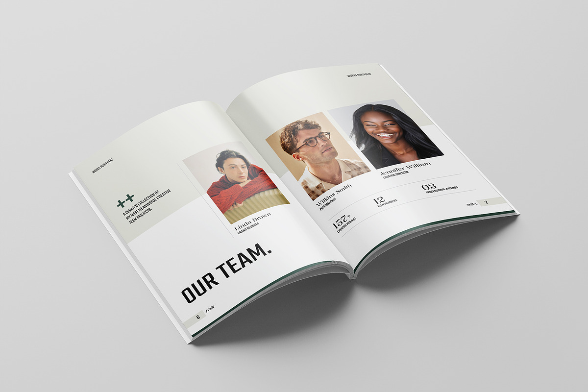 Works | Portfolio Template, a Brochure Template by Spark_Creative (Photo 4 of 15)