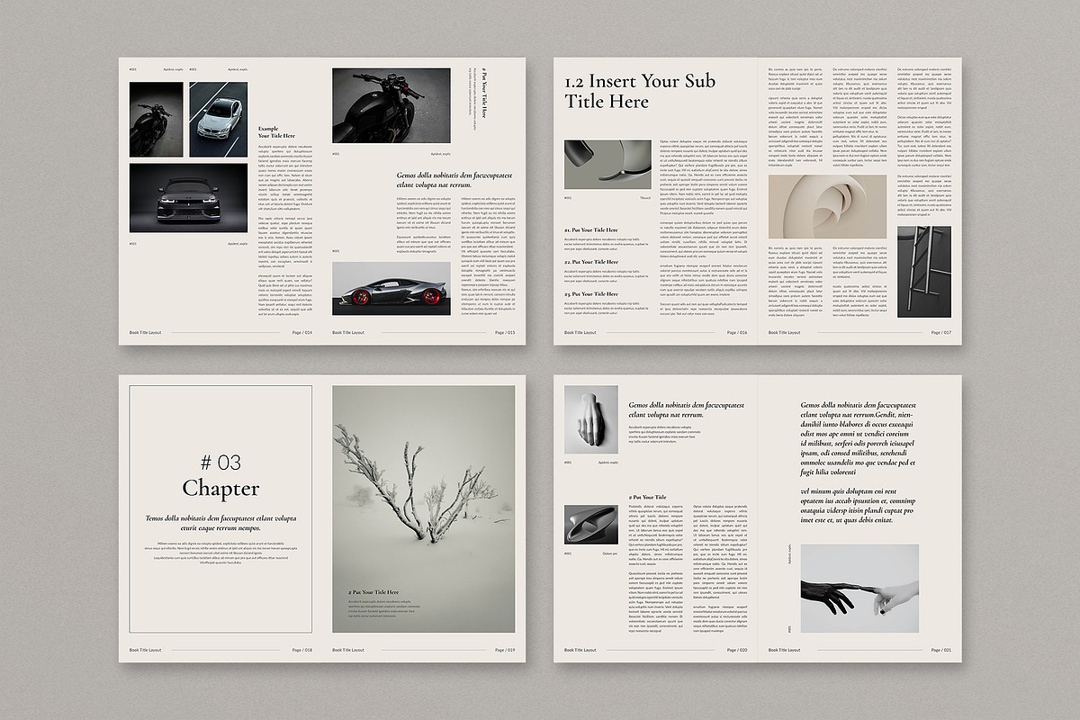 Book Title Layout Design Template, a Brochure Template by Cleffon_Graphic_Studio (Photo 5 of 8)
