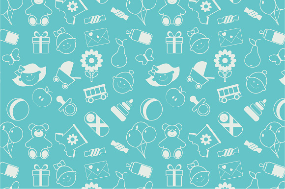 Seamless Baby Pattern