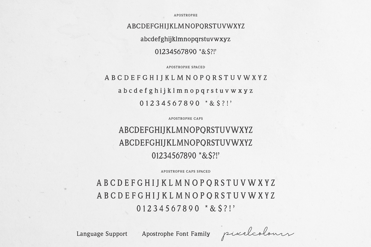 Vintage Serif Font Apostrophe, a Serif Font by pixelcolours (Photo 11 of 15)