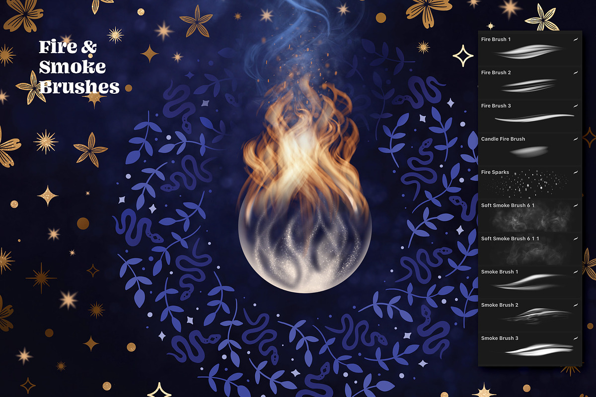 Magic Procreate Brushes & Stamps, a Brush Add-On by Pencil Twist (Photo 5 of 10)