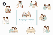 Everyday Romance Illustration, an Object Graphic by Jump Studio (Thumbnail 1 of 12)