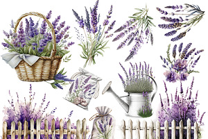 Lavender Flowers Clipart