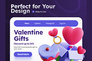 Hearts 3D Icons, an Object 3D Model by Rakata Studio (Thumbnail 4 of 7)