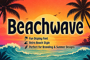 Beachwave, a Slab Serif Font by Wow Magic (Thumbnail 1 of 5)